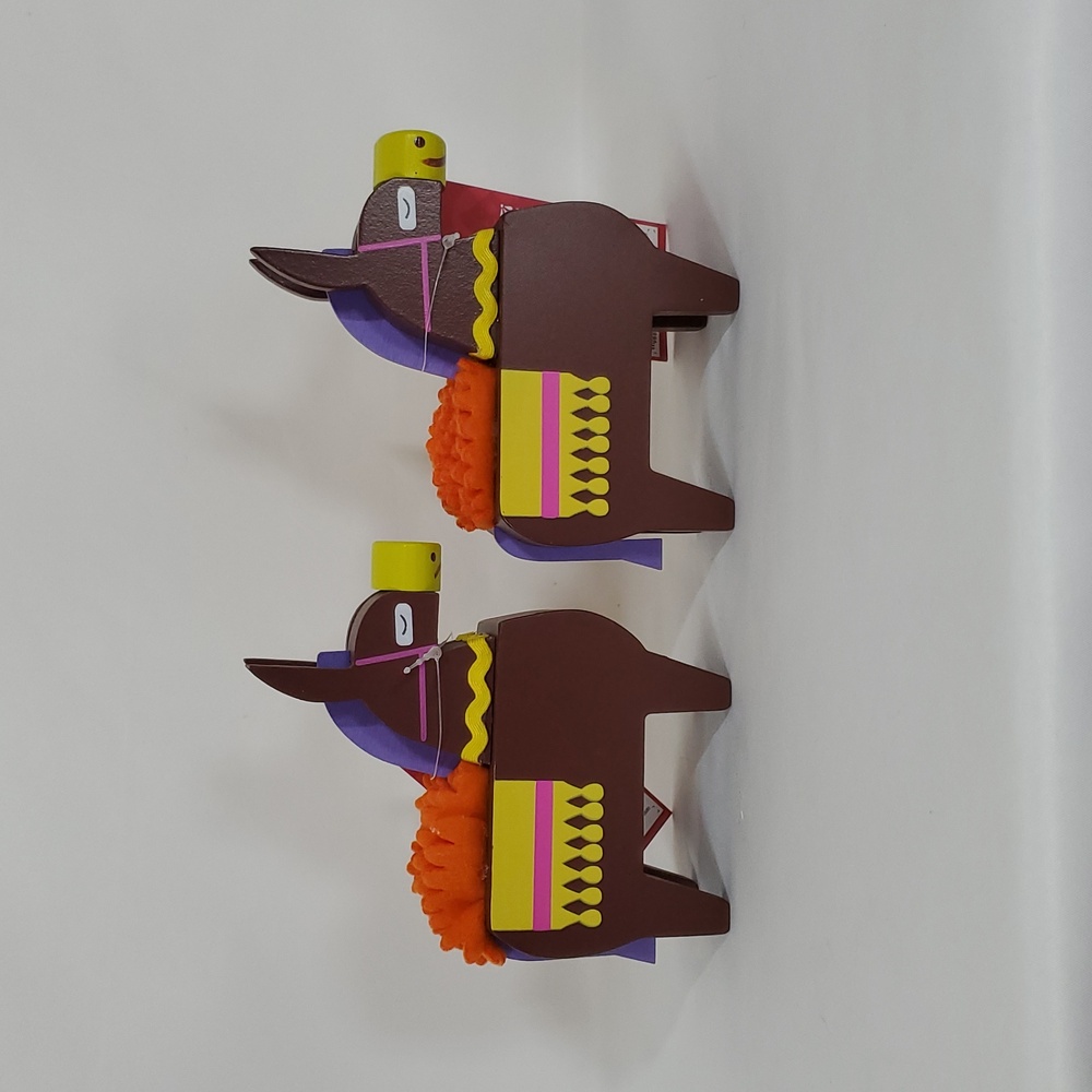 Día de Muertos Designed W/Cecilia Ruiz For Target 6” Burro Figurine Set Of 2